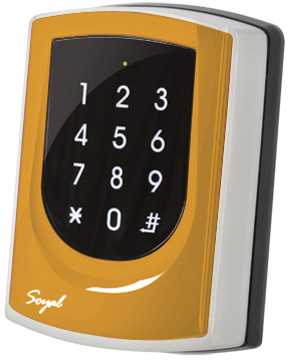 SOYAL AR-725EB-M narancs ,fémkeret